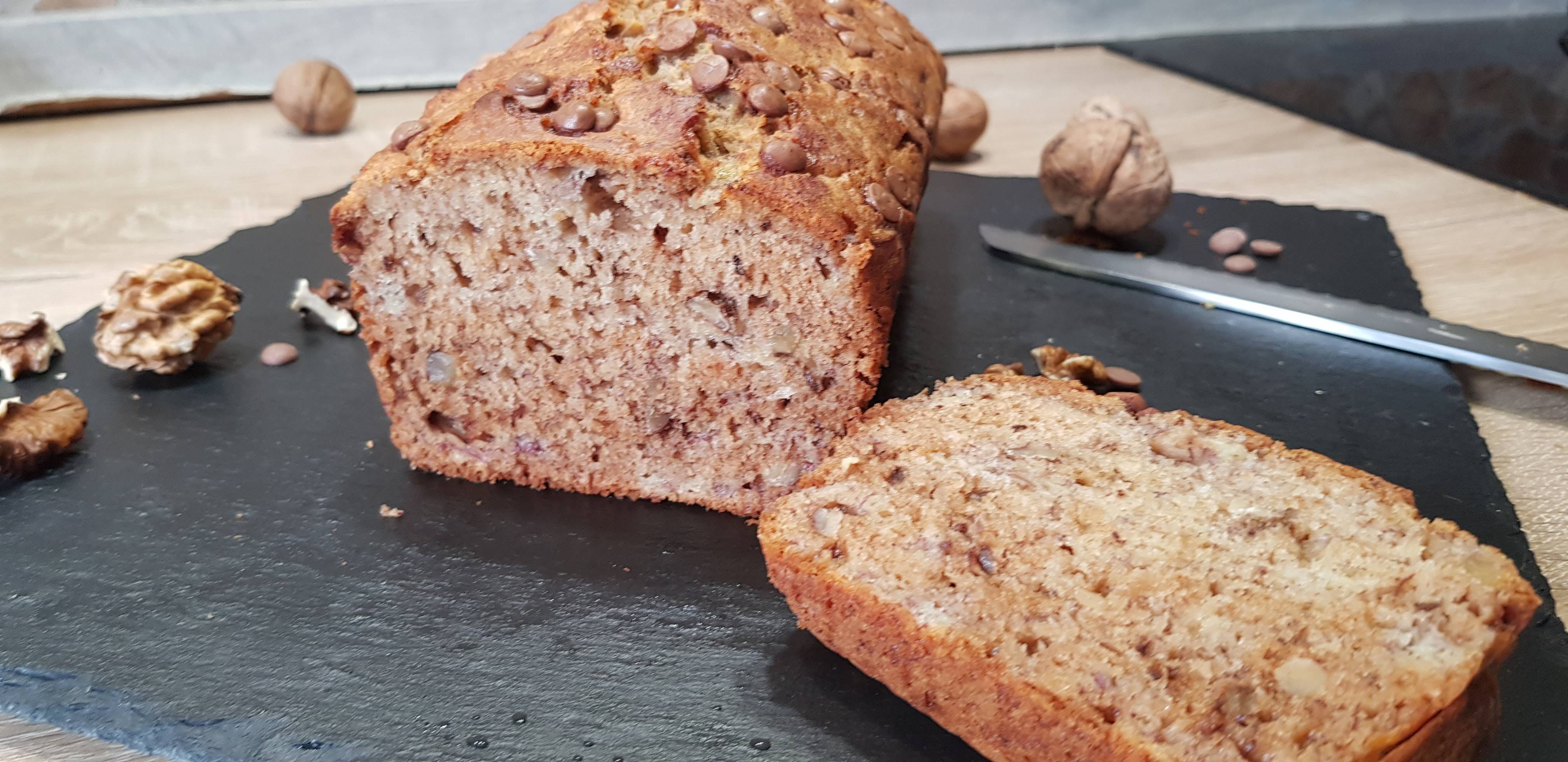 Healthy and Moist Banana Bread with Walnuts CookingFantasies